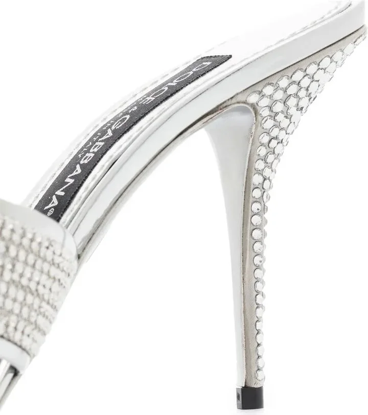 85mm Crystal-Embellished Sandals - Image 4
