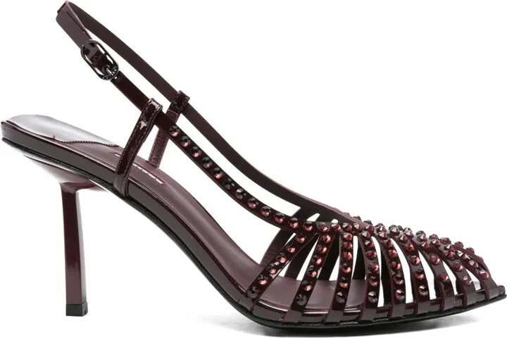 85mm Crystal-Embellished Sandals