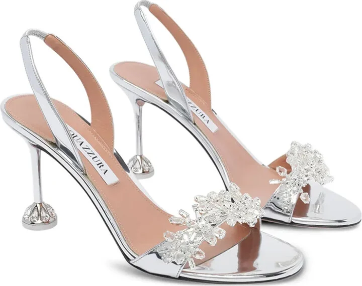 85mm Crystal-Embellished Slingback Sandals - Image 2
