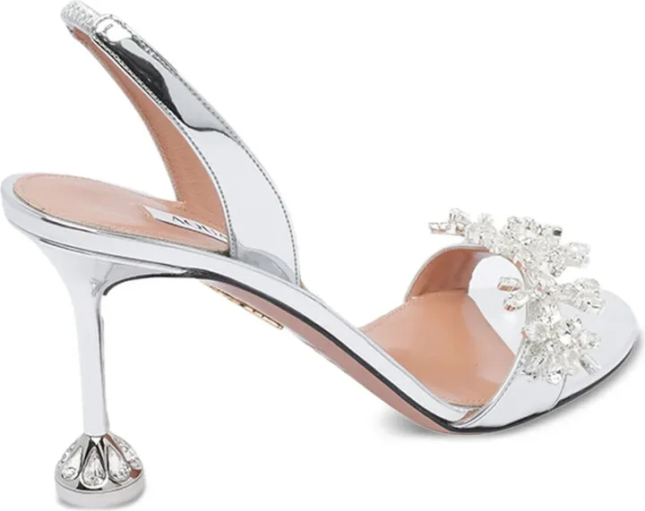 85mm Crystal-Embellished Slingback Sandals - Image 3