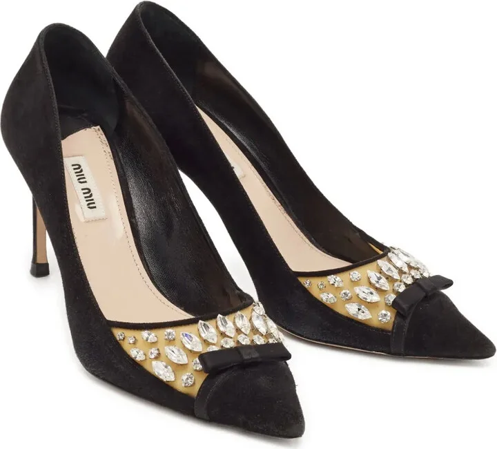 85mm Crystal-Embellishment Sandals - Image 2
