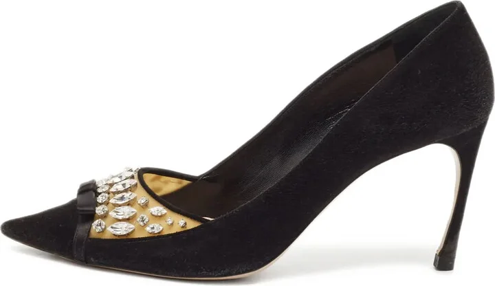 85mm Crystal-Embellishment Sandals