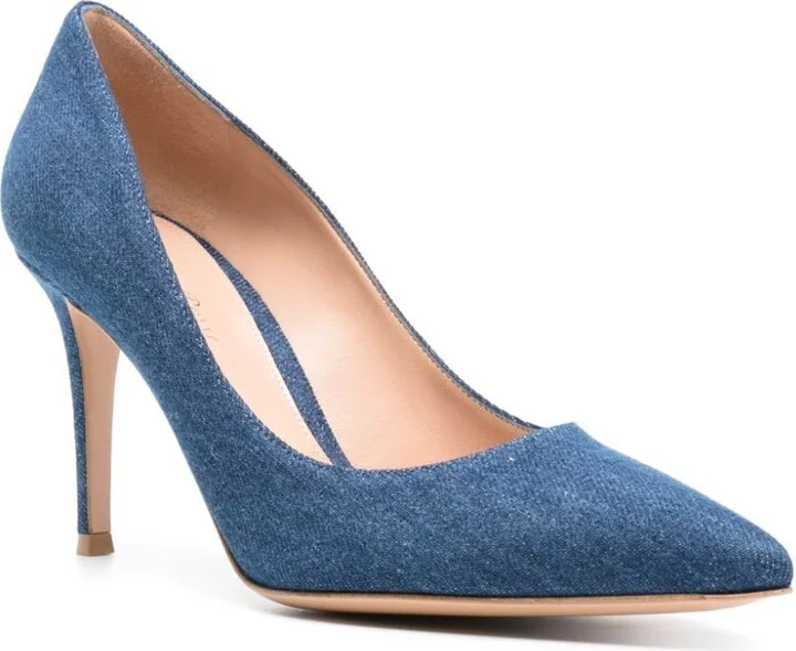 85mm Denim Pumps - Image 2