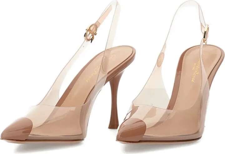 85mm Diana slingback transparent pumps - Image 2