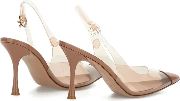 85mm Diana slingback transparent pumps - Image 3
