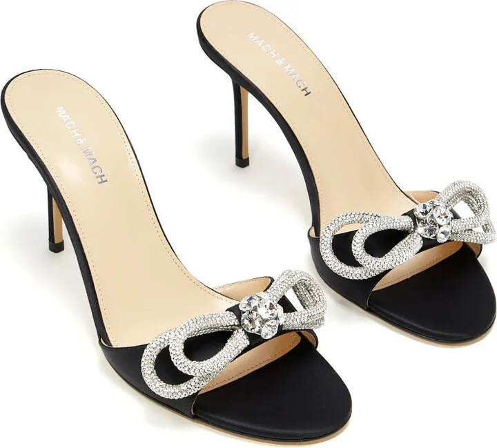 85mm Double Bow sandals - Image 2