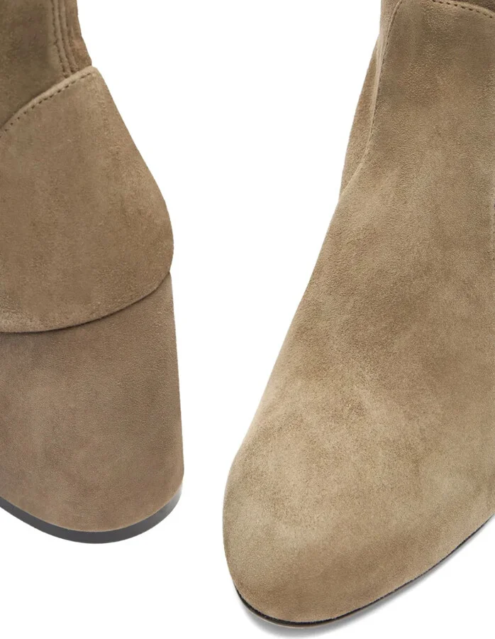 85mm Essencialist Stretch suede ankle boots - Image 3