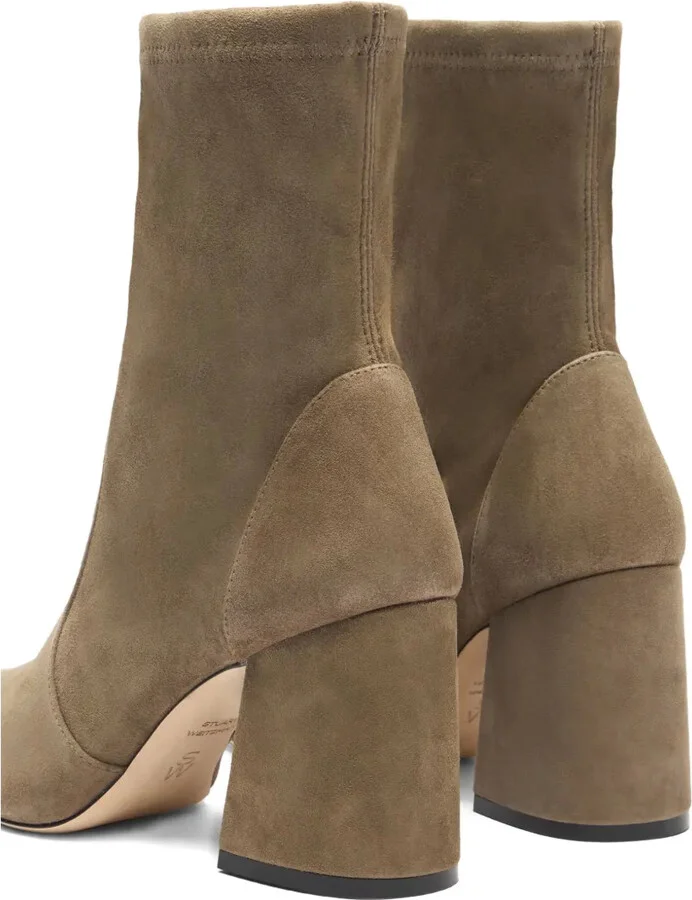 85mm Essencialist Stretch suede ankle boots - Image 4