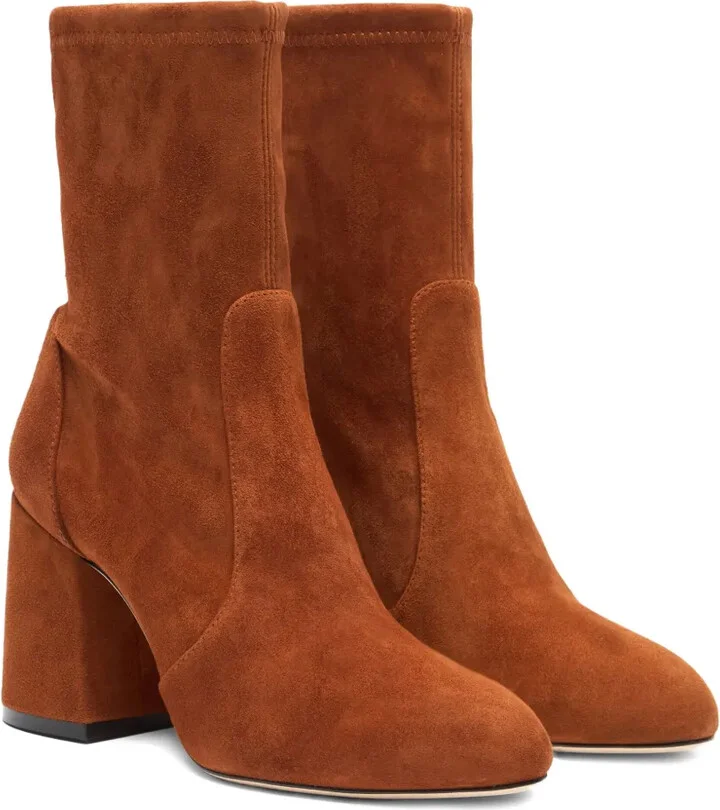 85mm Essentialist Stretch suede boots - Image 2