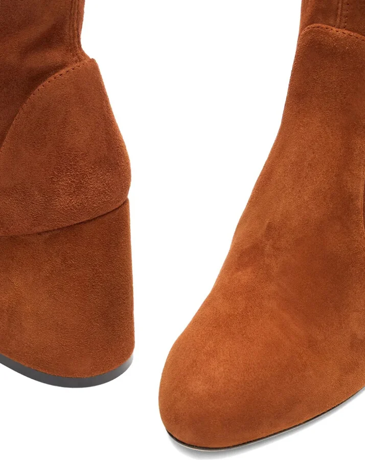 85mm Essentialist Stretch suede boots - Image 3