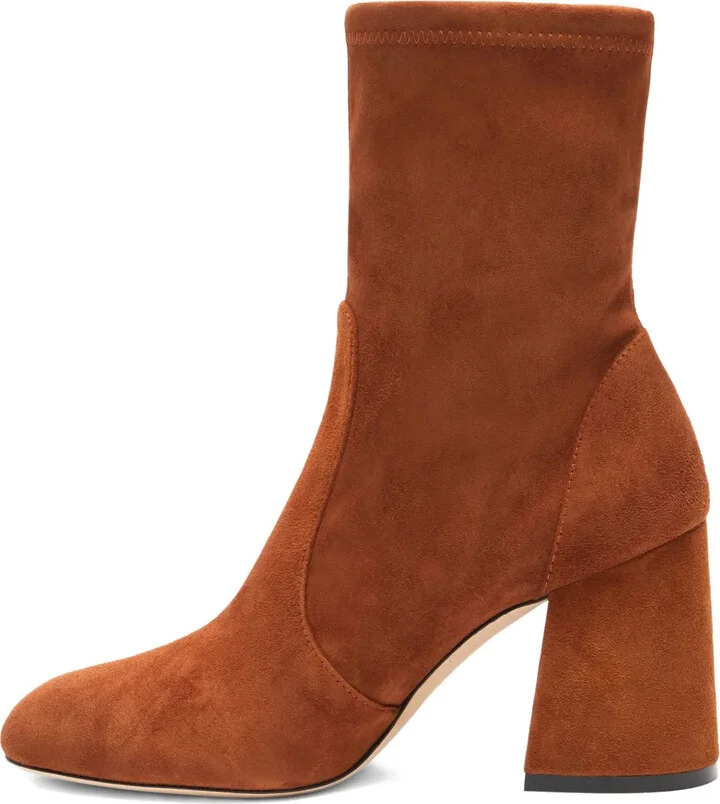 85mm Essentialist Stretch suede boots