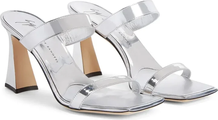 85mm Flaminia double-strap mules - Image 2