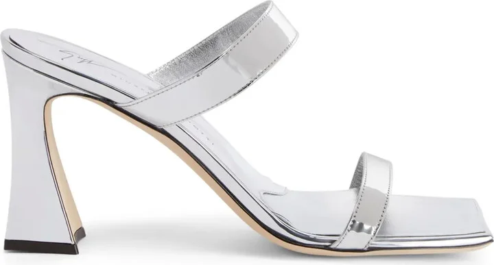 85mm Flaminia double-strap mules