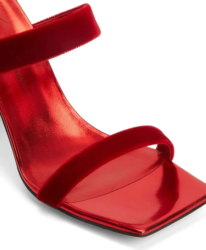 85mm Flaminia velvet sandals - Image 4