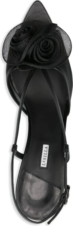 85mm Floral-Motif Sandals - Image 4