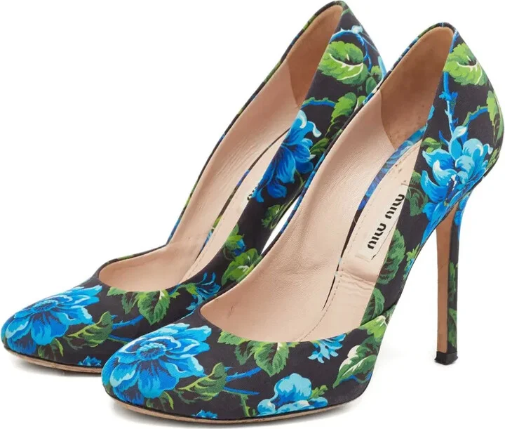 85mm Floral-Print Pumps - Image 2