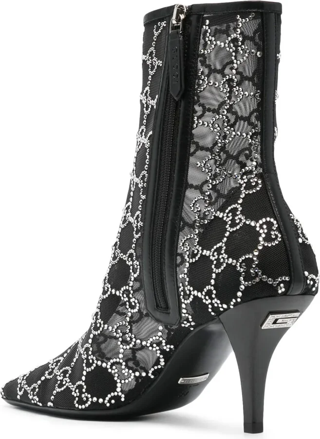 85mm GG-motif ankle boots - Image 3