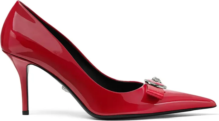 85mm Gianni Ribbon pumps