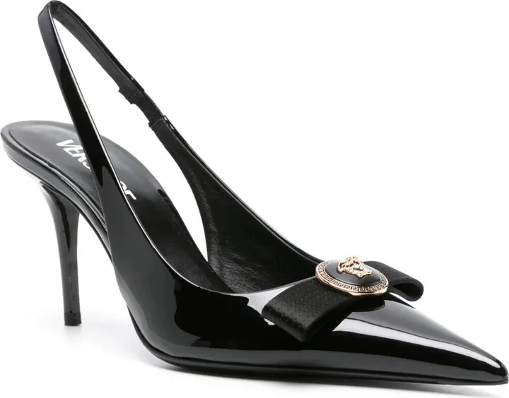 85mm Gianni Ribbon slingback pumps - Image 2