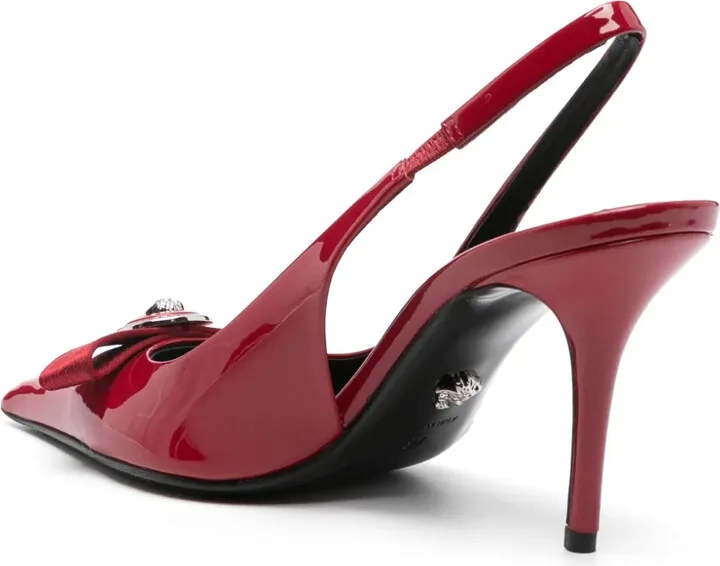 85mm Gianni-ribbon slingback pumps - Image 3