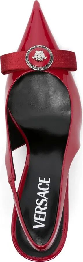 85mm Gianni-ribbon slingback pumps - Image 4