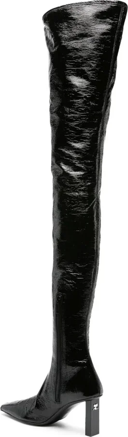 85mm High-Shine Thigh-Length Boots - Image 3
