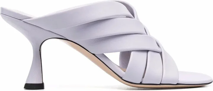 85mm Interwoven-Straps Sandals