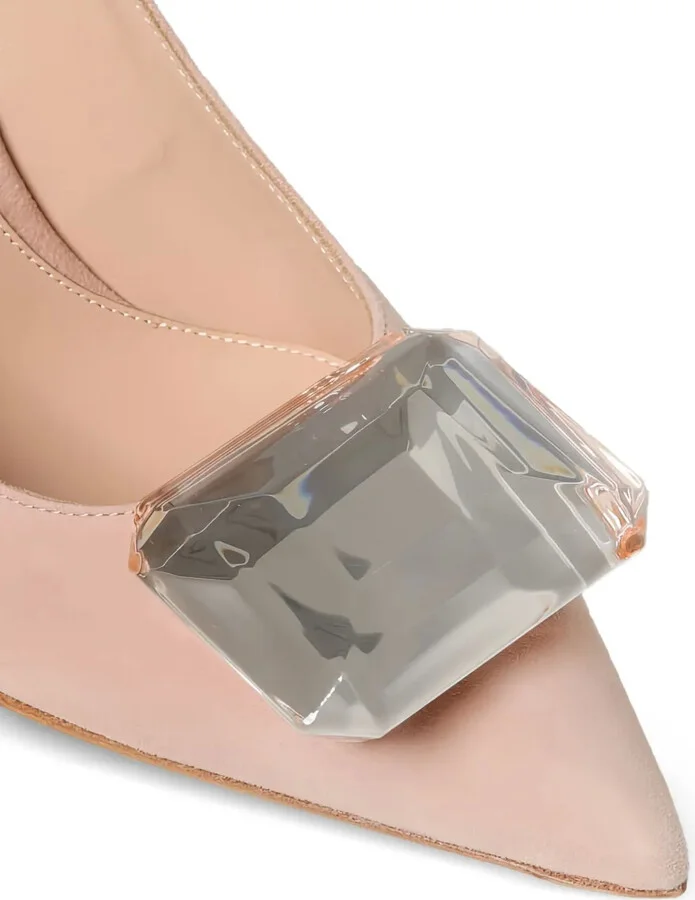 85mm Jaipur crystal-embellished pumps - Image 3