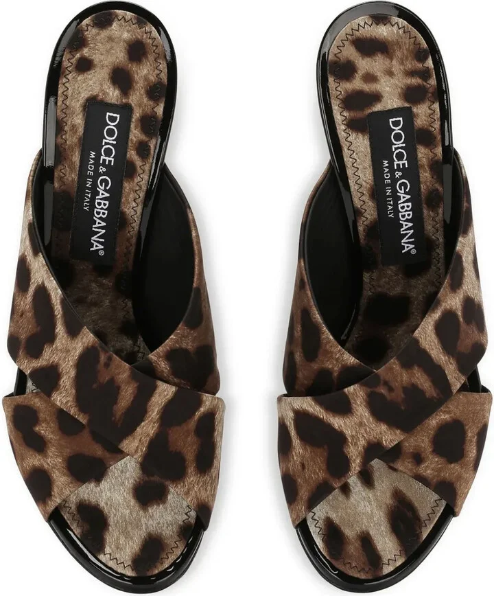 85mm Keira leopard-print sandals - Image 4