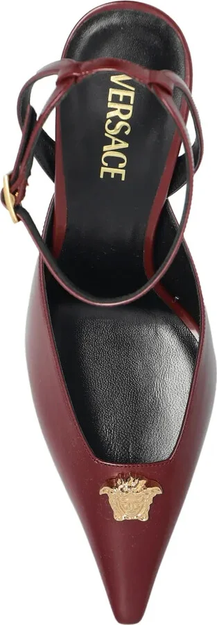 85mm La Medusa embellished pointed-toe heeled pumps - Image 3