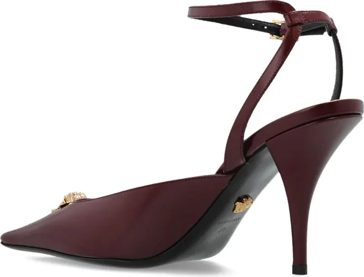 85mm La Medusa embellished pointed-toe heeled pumps - Image 4