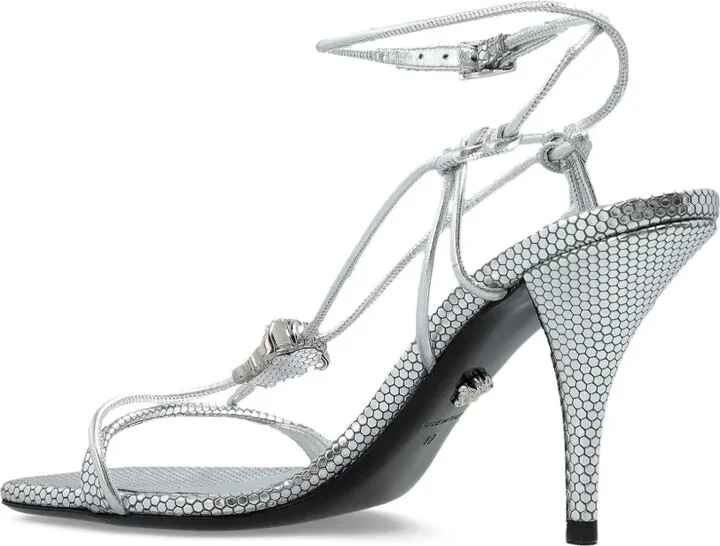 85mm La Medusa lace-up sandals - Image 3