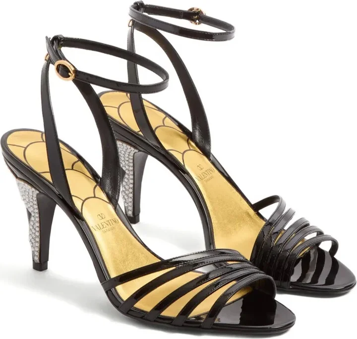 85mm Ladycrush leather sandals - Image 2