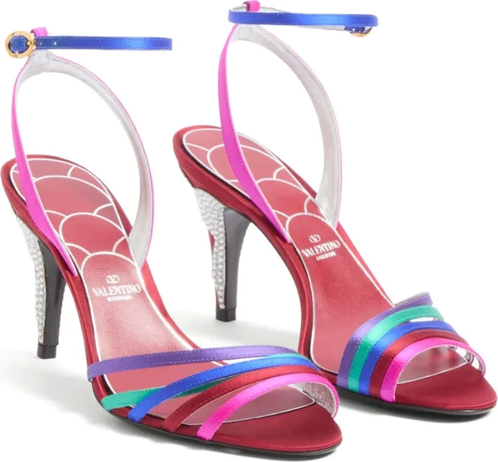 85mm Ladycrush satin sandals - Image 2