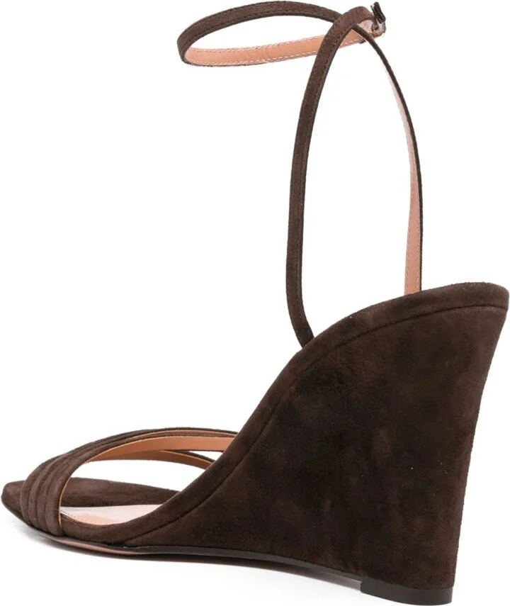 85mm Latour Ankle-Strap Wedge Sandals - Image 3