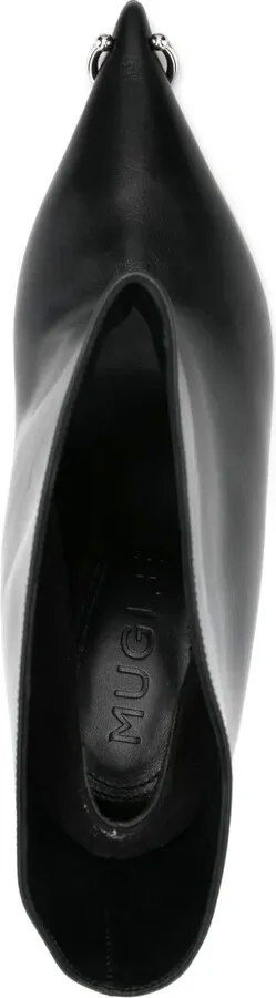 85mm Leather Ankle Boots - Image 4