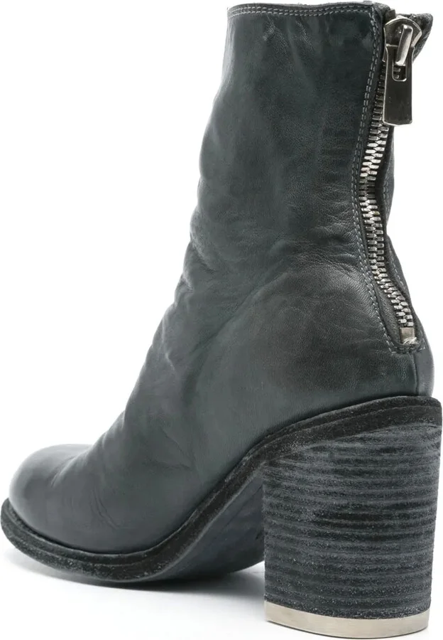 85mm Leather Ankle Boots - Image 3