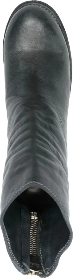 85mm Leather Ankle Boots - Image 4