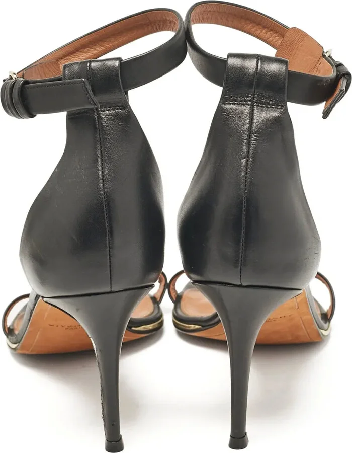 85mm Leather Ankle-Strap Sandals - Image 4