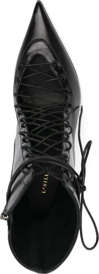 85mm Leather Boots - Image 4