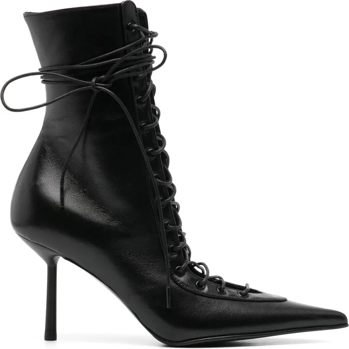 85mm Leather Boots