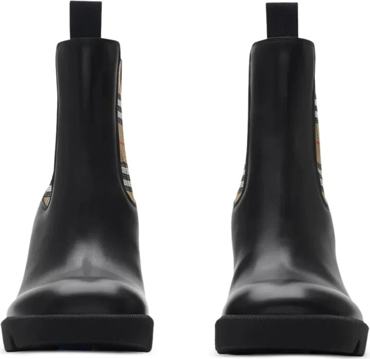 85mm leather Chelsea boots - Image 3