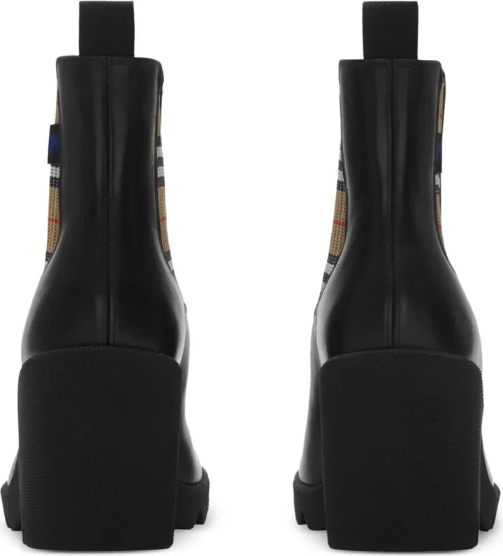 85mm leather Chelsea boots - Image 4