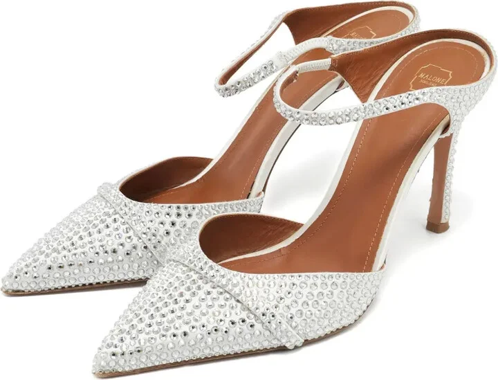 85mm Leather Heeled Mules - Image 2