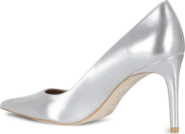 85mm Leather Heeled Pumps - Image 3