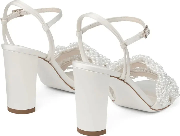 85mm Leather Heeled Sandals - Image 3