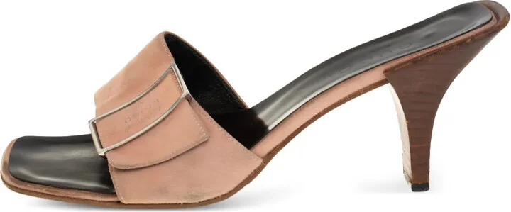 85mm Leather Heeled Sandals