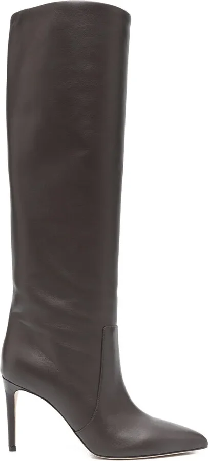 85mm Leather Knee-High Boots