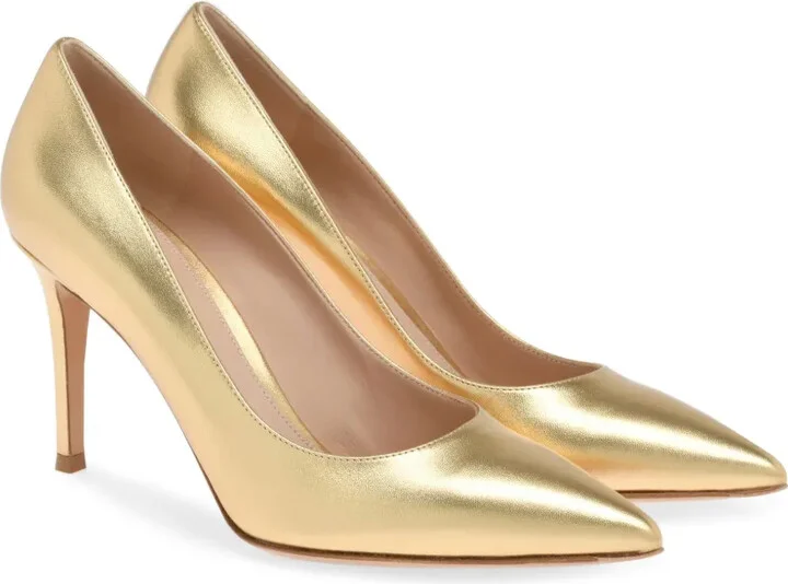 85mm Leather Pumps - Image 2