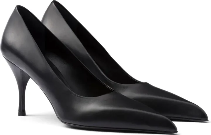 85mm Leather Pumps - Image 2